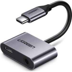 Ugreen USB-C naar USB-C + Audio Jack Adapter