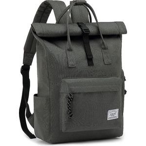 Laptoprugzak, laptoptas van 15,6 inch, rugzak voor dames en heren, breed openbaar, roltop rugzak, waterdicht, rugzak voor school, fietsen, vrije tijd en reizen