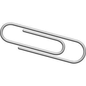 50 stuks Paperclips - 28 mm - Verzinkt - Zilver - Paperclips in Blister - Kleine Paperclips - Paperclip - Kantoor - School / Thuis - Paper Clips