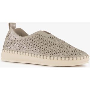 Hush Puppies Daisy dames instappers zilverkleurig - Maat 40 - Uitneembare zool