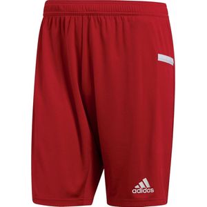 adidas - T19 Knit Shorts Men - Rode Shorts - M - Rood