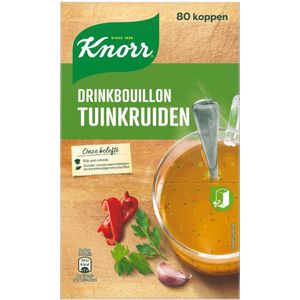 Drinkbouillon knorr tuinkruiden | Doos a 80 stuk