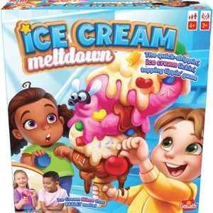 Goliath Ice Cream Meltdown - Actiespel - Kinderspel - Versier Het Ijsje met Alle Toppings Voor Het Ij - lijm Smelt!
