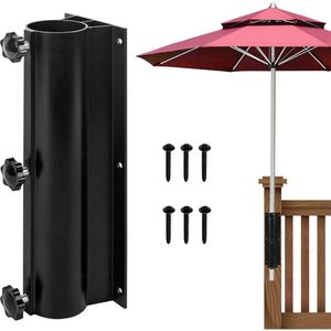 Parasolvoet Deck Mount- Parasolhouder voor Montagebeugel op Patio Railing Parasolvoet