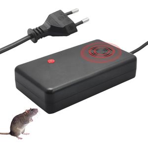 Muizenafweer marterverjager met stekker - marterafweer thuis - marterverjager auto - ultrasoon geluid - led-flitslicht - marterval marterverjager auto