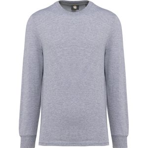 WK. Designed To Work Ecologisch uniseks T-shirt met lange mouwen WK303 - Oxford Grey - XL