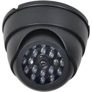 Dummy camera - Zwart - Voor binnen en buitengebruik - LED indicator - Professionele look