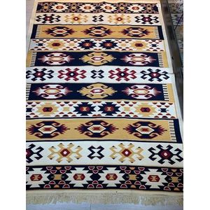 Kelim vloerkleed Yamadi - Kelim kleed - Kelim tapijt -  Turkish Kilim - Oosterse Vloerkleed - 140x210 cm