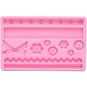 Patisse Bakaccessoire 20 X 12 Cm Siliconen Roze Fondant-vorm