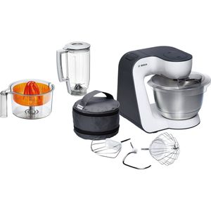 Bosch MUM5 Start Line universal keukenmachine 800 W 3,9 l Oranje, Zilver, Transparant, Wit