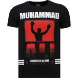 Balboa - Rhinestone T-shirt - Zwart