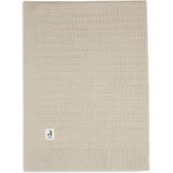 Jollein gebreide baby wiegdeken Pure Knit Nougat 75x100 cm GOTS