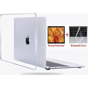 MacBook Pro 13 inch Hoes (Modellen A2251 - A2280 - A2289 - A2338 ) MacBook Pro Hoes + Screen Protector en Keyboard Cover, Loptop Cover – Clear Hard Case – MacBook Pro Case 3IN1 – MacBook Screen Protector - CoolTech