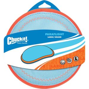 Chuckit! Paraflight - Hondenspeelgoed - Hondenspeeltje - Frisbee - Large - Ø25 cm - Blauw/Oranje