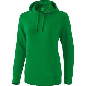 Erima Sweatshirt Met Capuchon Dames Smaragd Groen Maat 36