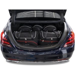 Mercedes-Benz S Klasse 2013+ 5-delig Reistassen Op Maat Auto Interieur Kofferbak Organizer Accessoires