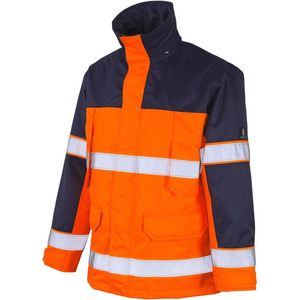 MASCOT veiligheidsjas Savana, EN 471, oranje/marine, 100 % polyester, maat S