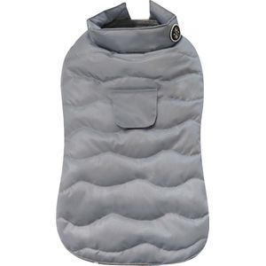 croci - hondenjasje grijs met fleece binnenkant - 30 cm ****recucle - reduce - reuse