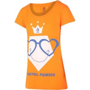 KNVB - Nederlands Elftal - Leeuwinnen T-shirt Dames Voetbal Prinses Blanco-M