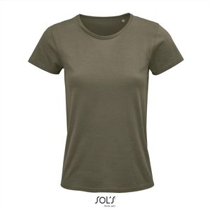 SOL'S - Epic T-shirt dames - Khaki - 100% Biologisch katoen - S