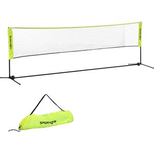 Verstelbaar Badmintonnet 107-155 cm - Makkelijk mee te nemen op vakantie