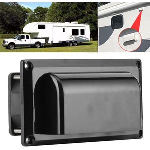 12 V 25 W zijafvoerventilator voor camper caravan aanhanger boot jacht - zwart