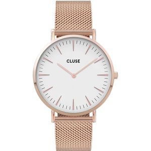 Cluse Boho Chic Mesh White, Rose Gold Colour