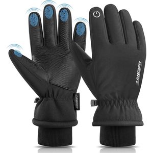 Winterhandschoenen, heren, dames, waterdicht, fietshandschoenen, winter Thermo Thinsulate sneeuwhandschoenen voor motorfiets, snowboarden, fietsen.