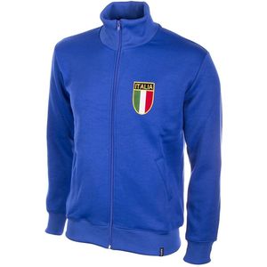 COPA - Italië 1970's Retro Voetbal Jack - S - Blauw