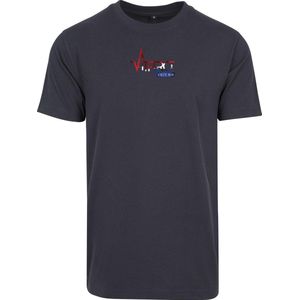 FitProWear Casual T-Shirt Dutch - Donkerblauw - Maat L - Casual T-Shirt - Sportshirt - Slim Fit Casual Shirt - Casual Shirt - Zomershirt - Blauw Shirt - T-Shirt heren - T-Shirt