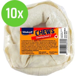 Vitakraft Chewing donut 5"" - hondensnack - 10 Verpakkingen
