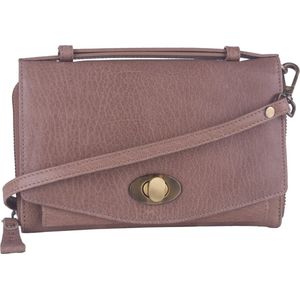 Bag2Bag Model Napels Kleur Grey/Taupe Clutch - Schoudertas