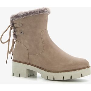 Blue Box gevoerde dames boots beige - Maat 42