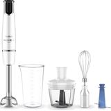 Tefal Staafmixer InfinyForce 4in1 Chopper, Whisk, Ice Crush Wit 1200W