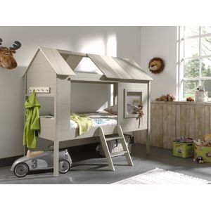 LUCEVI - Charlotte Huisbed + Lattenbodem - Beigex200 cm