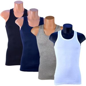 4 stuks Top Kwaliteit onderhemd - 100% katoen - Nice - Maat XXL/3XL