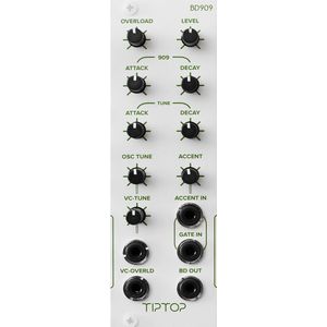 Tiptop Audio BD909 White - Drum modular synthesizer