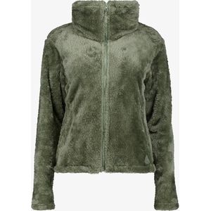 Mountain Peak fluffy dames fleece vest groen - Maat XXL - Winddicht en waterafstotend - Ademend materiaal