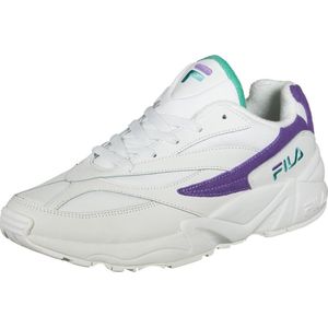 Fila Venom Low Heren Sneakers - White/Violet Tulip/Blue Curacao - Maat