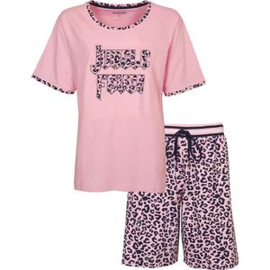 Irresistible - Dames Shortama - Pyjama Set - Roze - Maat S