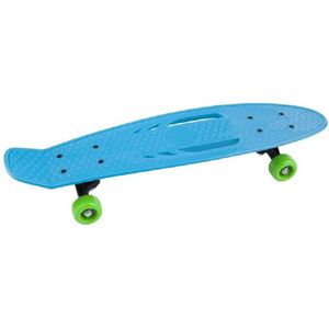 Mini skateboard blauw - 55 cm lang - voor max 85 KG - Kinderen - Volwassenen - Stunt skateboard