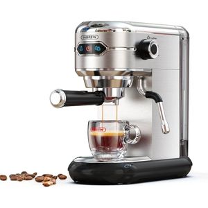 HiBREW Espressomachine Handmatig - Espresso Maker - Espressomachine Met Koffiebonen - Praktisch - Stijlvol