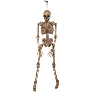 Rubies Horror/Halloween decoratie skelet/geraamte pop - hangend - 106 cm