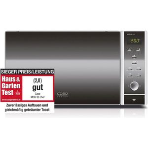 Chef-magnetron met convectie en grill - 900 W, 30 liter roestvrij staal