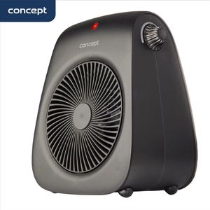 Concept VT7041 Ventilator – Met Warme Luchtstroom Functie – Ventileren en Verwarmen – Zwart