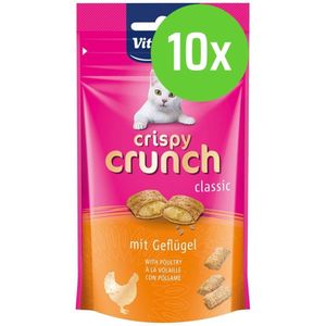 Vitakraft Crispy Crunch - Gevogelte - 10 x 60 g