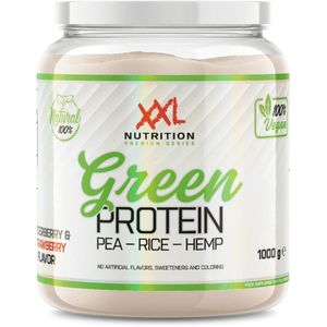 XXL Nutrition - Green Protein - Vegan Protein, Vegan Eiwitpoeder - Vanille - 1000 Gram