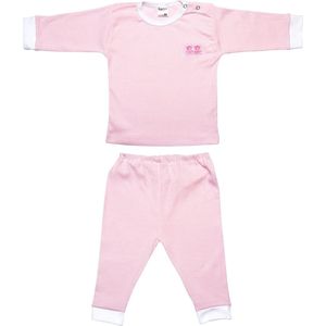 Beeren pyjama roze streepje met borduur-Rose
