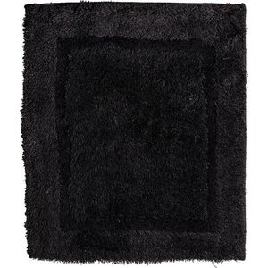 Badmat uni zwart 60x90cm