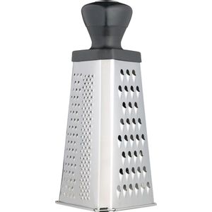 Kitchencraft Rasp 20,5 X 9,5 Cm Rvs Zilver/zwart